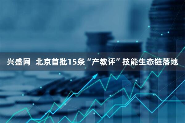 兴盛网  北京首批15条“产教评”技能生态链落地