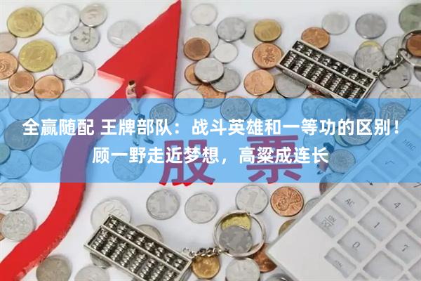 全赢随配 王牌部队：战斗英雄和一等功的区别！顾一野走近梦想，高粱成连长